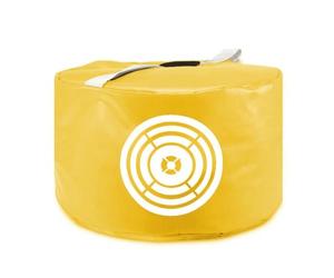 Amagogo Golf Swing Sacca Impatto per Pratica Golf Borsa Smash Cuscino Battuta Punto Mira Ben Visibile Struttura Imbottita Sicura Trasporto Comodo Adatto per, Array, Giallo, 43.9cm 25.9cm