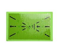 Amagogo Golf Training Pad per Analisi della Traiettoria del Colpo con Tappetino da Golf per Allenamento Indoor Outdoor Tappetino Antiscivolo per Pratica della, Filo Nero