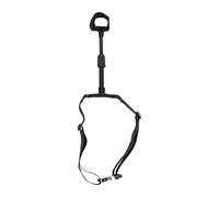 Amagogo Imbracatura per sassofono nera, supporto per strumento in vita, staffa compatibile con cintura in vita, supporto per strumenti a fiato, accessori, S