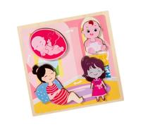 Amagogo in Legno, Giocattolo educativo, attività di apprendimento per Ragazzi e Ragazze, Regali Portatili per Bambini, rompicapo, Giocattolo didattico, Donne