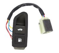 Amagogo Interruttore del serbatoio del carburante dell'auto, interruttore cofano bagagliaio, parti di riparazione, pulsante di rilascio dell'apertura, Nero