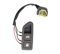 Amagogo Interruttore del serbatoio del carburante dell'auto, interruttore cofano bagagliaio, parti di riparazione, pulsante di rilascio dell'apertura, Grigio