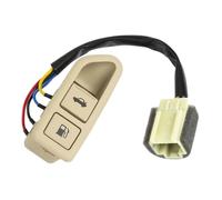 Amagogo Interruttore del serbatoio del carburante dell'auto, interruttore cofano bagagliaio, parti di riparazione, pulsante di rilascio dell'apertura, Beige