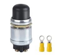 Amagogo Interruttore di avviamento a pulsante, pulsante momentaneo, impermeabile, interruttore di avviamento momentaneo del motore per trattore, auto, barca