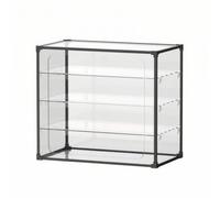 Amagogo Keyboard Storage Rack Espositore Tastiere Meccaniche Vetrina Armadietto Supporto Lega Solida E Acrilico Trasparente a Sei Livelli con Cerniere, 4-Tier, Standard Alloy