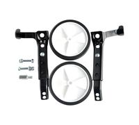 Amagogo Kids Bike Training Wheels Set Supporto Posteriore Regolabile Stabilizzatori Bambini Accessori Bici Materiale Pp Resistente Adatto per Ciclismo Attivit, Nero