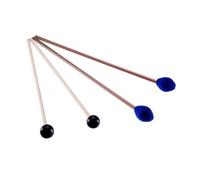 Amagogo Kit di 4 bacchette per marimba con manico in legno e testa in gomma, per suonare lo xilofono per bambini e principianti