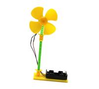 Amagogo Kit di montaggio per ventilatore elettrico fai da te, gadget tecnologico, materiale per confezione regalo, artigianato educativo unico fatto a mano,