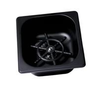 Amagogo Lavabicchieri automatico per tazze, pulizia rapida, pratico detergente per tazze da caffè, latte e tè, in acciaio inox per cucina e hotel, Nero