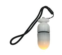 Amagogo Luce Segnalazione Subacquea Lampada Faro Marker Sub LED Impermeabile 100 Cordino 14 Cm Peso Ridotto 29 G Adatta per Immersioni Notturne Bassa visibilità Assistenza in Barca, Giallo