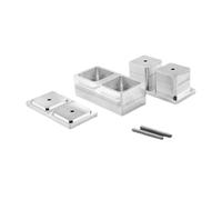 Amagogo Macchina per Esche a Doppio Foro, Strumento per la Produzione di Esche morbide, Strumento Portatile Fatto a Mano per la Produzione di Mattoni per da, Piazza