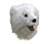 Amagogo Maschera da Animale in Lattice per Adulti, per Travestimenti, Decorazioni e Feste a Tema Cosplay, Orso