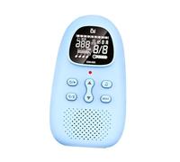 Amagogo Metronomo elettronico con volume regolabile, accessorio per strumenti musicali, metronomo digitale leggero con voce umana per ukulele, Blu