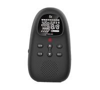 Amagogo Metronomo elettronico con volume regolabile, accessorio per strumenti musicali, metronomo digitale leggero con voce umana per ukulele, Nero