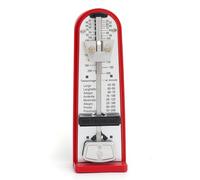 Amagogo Metronomo Musicale Meccanico Strumento Accessorio Tempi Allenamento Uditivo Pendolo Materiale Funzionamento Manuale Adatto per Pratica Musicisti, Rosso