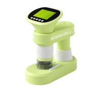 Amagogo Microscopio Digitale Portatile per Bambini, educativo, Tascabile, per Laboratori scolastici, Bambini dai 3 ai 12 Anni, Avventure all'Aria Aperta, Verde