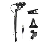 Amagogo Mini microfono clip microfono strumento microfono ammortizzatore musicale strumento musicale per la registrazione, L5