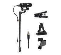 Amagogo Mini microfono clip microfono strumento microfono ammortizzatore musicale strumento musicale per la registrazione, L6