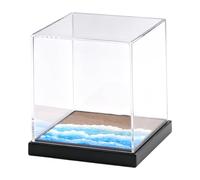 Amagogo Miniatura Astuccio Multifunzionale per Cancelleria con Divider Trasparente E Chiusura a Scatto per Simulazione Scolastica Casa Delle Bambole Laboratorio Creativo, Rosa