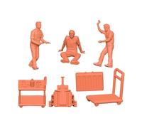 Amagogo Miniature Persone Piccoli Oggetti da Collezione per Giardini fatati Paesaggi Paesaggi Fai da Te Ornamenti Figurine umane Modelli riparatori, Altezza 2.8 Cm