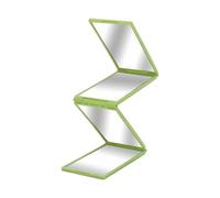 Amagogo Mirror pieghevole specchio di bellezza vanità specchio compatto bellezza portatile portatile a lati per lo styling di toelettatura, Verde