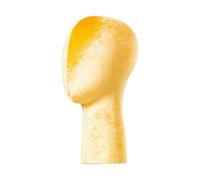 Amagogo Modello manichino Model Manikin Capelli per acconciatura di styling Cappello Portante Cappello Porta Stand For Home Salon Styling Essiccazione, Giallo