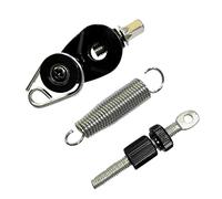 Amagogo Molla Tendicatena del Pedale Set Molla per Parti di Ricambio Fai-da-Te per Grancassa, Nero