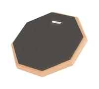 Amagogo Pad per esercizi di batteria da 8 pollici, strumenti a percussione silenziosi, accessori, pad per esercizi di rullante, pad per esercizi di batterista, Nero