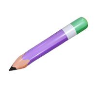 Amagogo Palloncino Gonfiabile a Forma di Matita, Motivo: Matite Giganti, Divertente, Decorazione per Feste da 70 Cm, per Aule, Scuole, Cortili, Viola