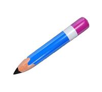 Amagogo Palloncino Gonfiabile a Forma di Matita, Motivo: Matite Giganti, Divertente, Decorazione per Feste da 70 Cm, per Aule, Scuole, Cortili, Blu