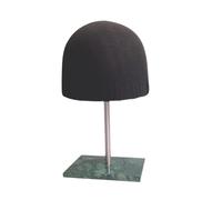 Amagogo Parrucche Head Display Modello Head Stand con Base Display Styling Principiante Stilista Mannequin Head Caps Rack di stoccaggio per cappelli Berretti, Nero