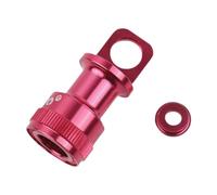 Amagogo Pedale Supporto Rilascio Rapido Adattatore Fissaggio Telaio Bicicletta Accessorio Alluminio Universale Cambio Rapido Adatto a Sostituzione Pedali Bici, Rosa