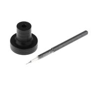 Amagogo Penna per oliare orologi automatici Penna per oliare Penna per spilli Strumenti pratici per la riparazione di orologi Portatile Professionale, Grigio 0.4x0.2 Mm Foro