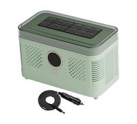 Amagogo Piccola macchina per il ghiaccio da banco, apparecchio di congelamento compatto, macchina per la produzione di ghiaccio con cubetti e pinze per bar, Verde