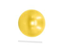 Amagogo Piccola Palla da Pilates Palla per Esercizi Palla da Yoga per carichi Pesanti addensata Palla Centrale per stabilità Allenamento di Base Fitness, Giallo