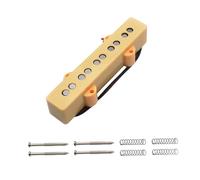 Amagogo Pickup per basso, accessorio per strumento musicale, facile da installare, pickup a 5 corde, accordatore a bobina singola, Giallo, Ponte