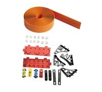 Amagogo Pista da Corsa Flessibile e 12 Ventose, Design Lungo, Auto pressofuse Leggere da 5 m, Pista da Corsa Fai da Te per Bambini di 3, 4, 5 e 6 Anni