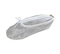 Amagogo Pochette Cosmetica con Fiocco, Argento, Argento Scintillante