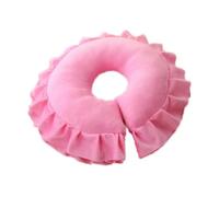 Amagogo Poggiatesta massaggiante per letto, cuscino per viso prono, supporto morbido ed ergonomico, supporto per il viso per spiaggia, abbronzatura, centro, Rosa
