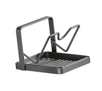 Amagogo Porta coperchi da cucina, ripiano porta taglieri, poggia coperchi e cucchiai per cucinare, Singolo Livello