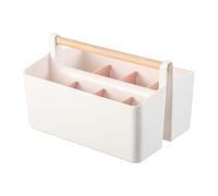 Amagogo Porta del supporto telecomando TV 8 compartimenti Organizzatore desktop regolabile, Rosa