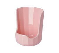 Amagogo Portacoperchi da Cucina Portautensili Organizer Supporto da Banco Porta Coperchi con Corpo Aperto Curvo in Ceramica Moderna Adatta a Cucina Domestica Noleggio, Array, Rosa