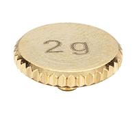 Amagogo Portatestina con Peso a Conchiglia per Giradischi, Golden 2g, 2g