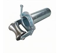 Amagogo Puleggia con Staffa Robusta Puleggia | Struttura in Metallo Saldato, Rullo Guidacavo per Imboccatura, Cantiere, Elettricisti, 100MM