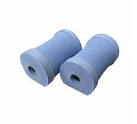 Amagogo Push Up Support Pad per Supporto Articolare Blocco Ergonomico per Antiscivolo per Comfort di Mani E Polsi Struttura Compatta in Gomma Adatto per Esercizi Indoor Palestra, Azzurro Tenue
