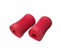 Amagogo Push Up Support Pad per Supporto Articolare Blocco Ergonomico per Antiscivolo per Comfort di Mani E Polsi Struttura Compatta in Gomma Adatto per Esercizi Indoor Palestra, Rosso