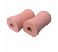 Amagogo Push Up Support Pad per Supporto Articolare Blocco Ergonomico per Antiscivolo per Comfort di Mani E Polsi Struttura Compatta in Gomma Adatto per Esercizi Indoor Palestra, Rosa Cipria