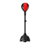 Amagogo Sacco da Boxe Speed Ball Boxing Sacco da Boxe Sportivo Premium Regolabile in Altezza per Esercizi di Allenamento di Sparring, Rosso Nero