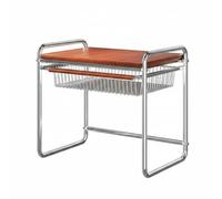 Amagogo Scaffale da Cucina Ripiano Porta Microonde Mensola Organizer Supporto con Cassetto Struttura in Acciaio al Carbonio con, Panca Con Cassetto A Rete E Piano, Struttura In Metallo Cromato