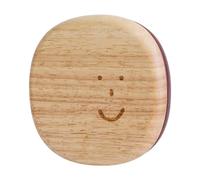 Amagogo Scatola dei ricordi per i denti da latte Custodia per denti da latte per bambini Custodia per capelli lisci fetali fatta a mano Scatola commemorativa, Bocca Piccola Ovale